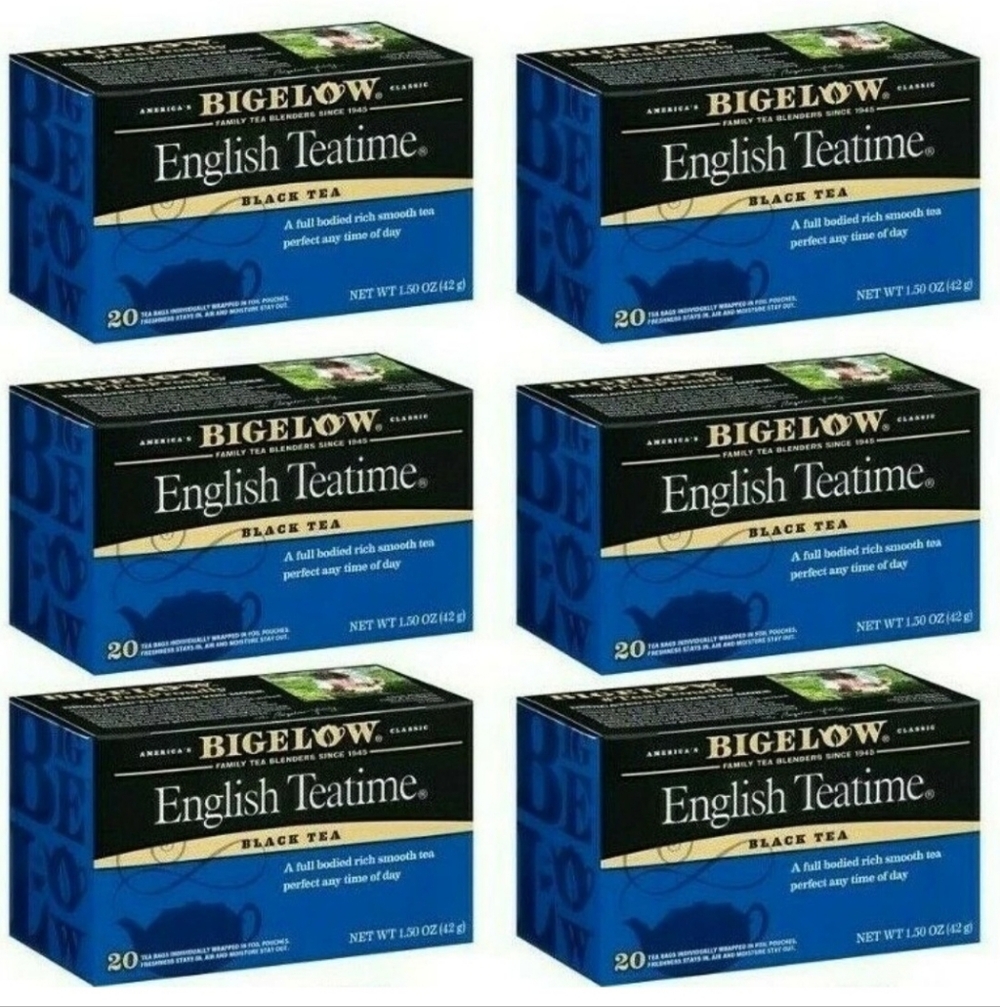 New- Bigelow Tea English Teatime Black Tea (Pack Of 6)